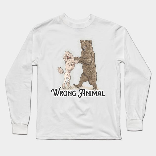 The Dance (with logo) Wrong  Animal Long Sleeve T-Shirt by Wrong Animal